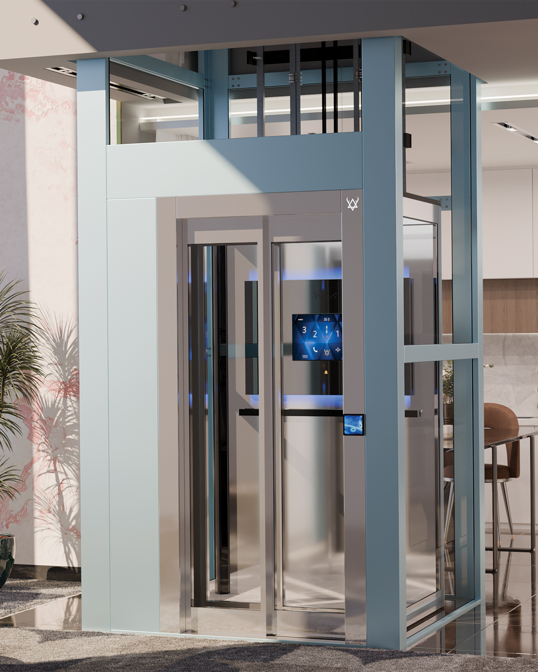 SE-3 Gearless Home elevator
