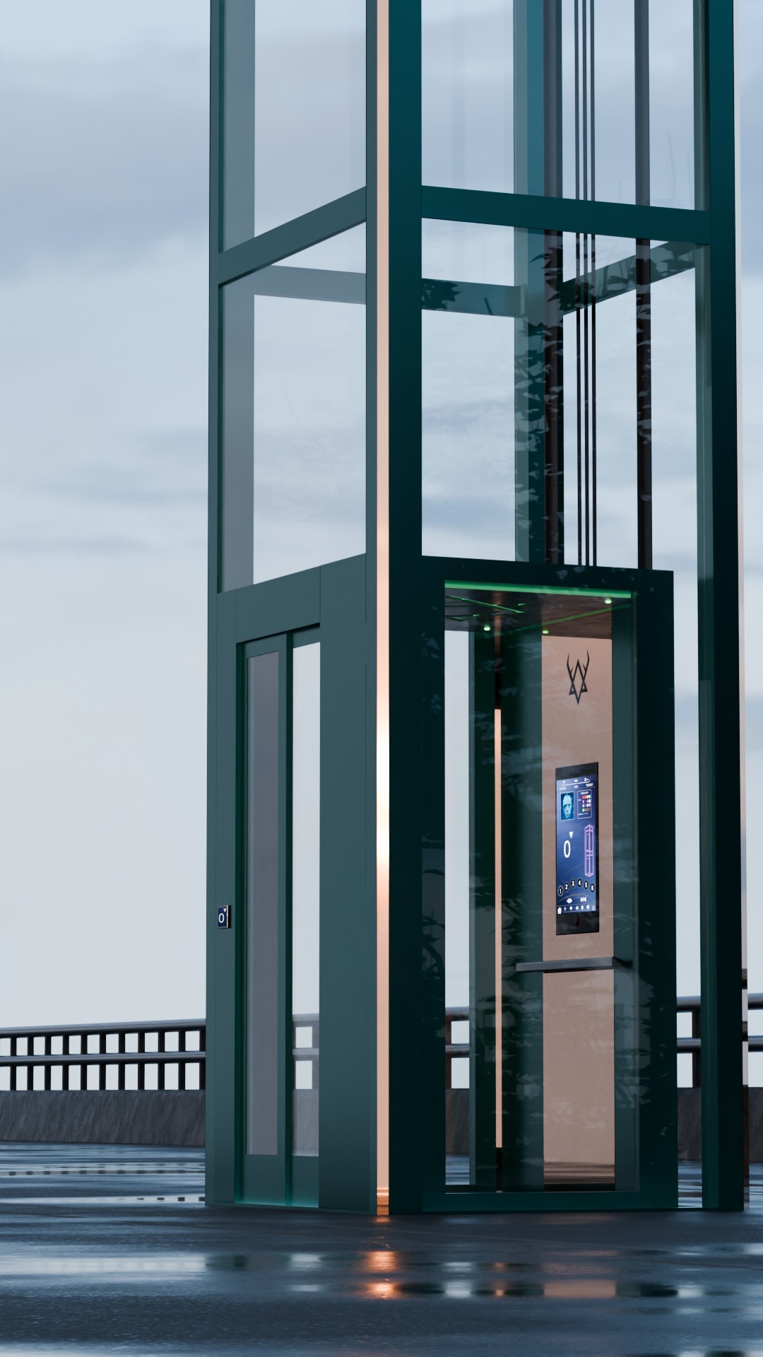 Domestic lifts in a modern Indian home