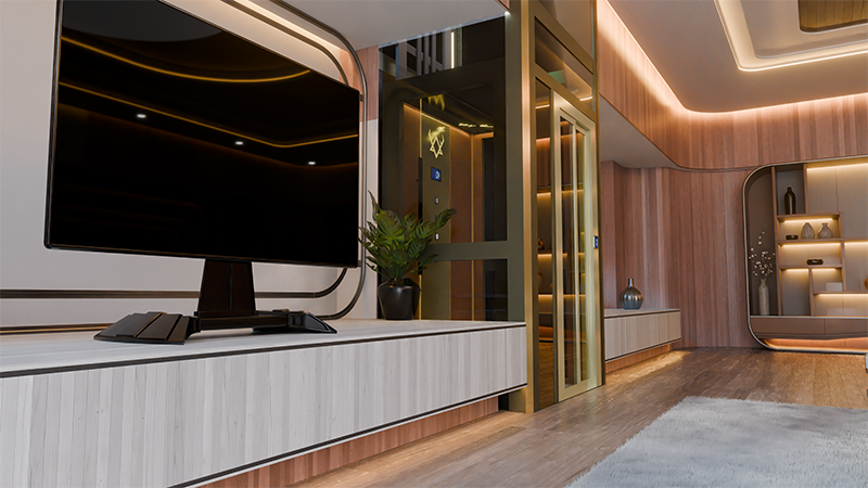 Certified home lifts by Stag Elevators with TÜV SÜD safety standards