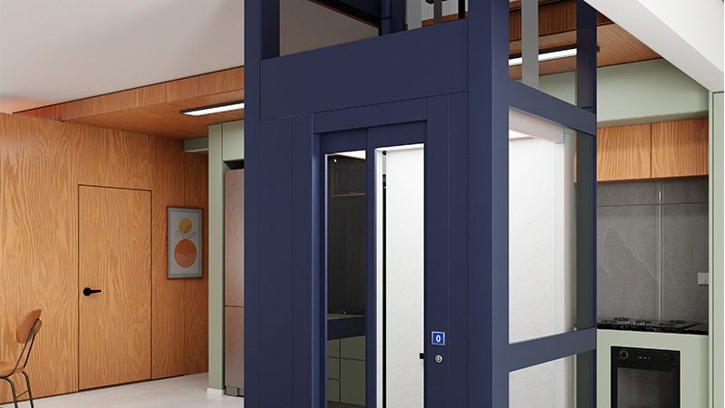 Comparison of home lift types based on safety standards cost and lifespan in India