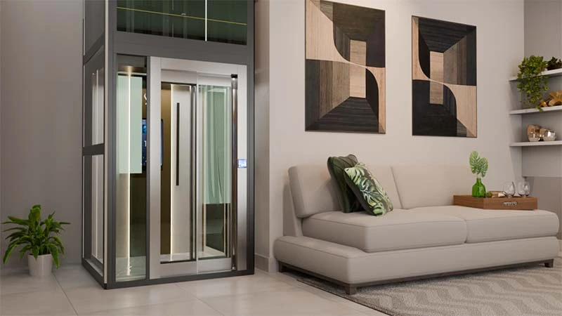 Gearless home elevator for villas in Andhra Pradesh